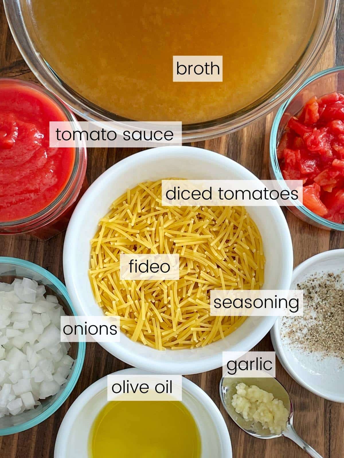fideo recipe ingredients