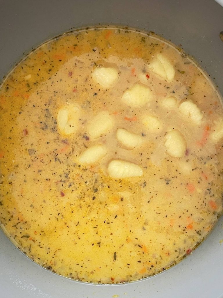 add gnocchi to soup