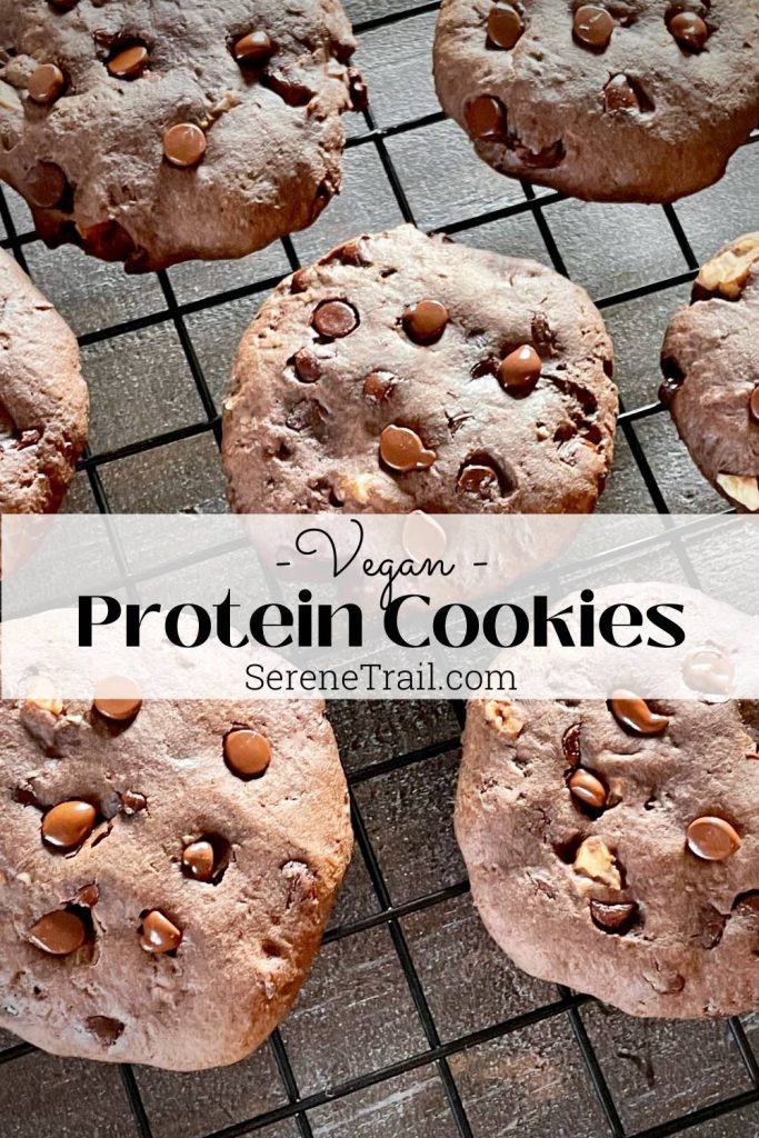 Protein cookies Pinterest Pin.