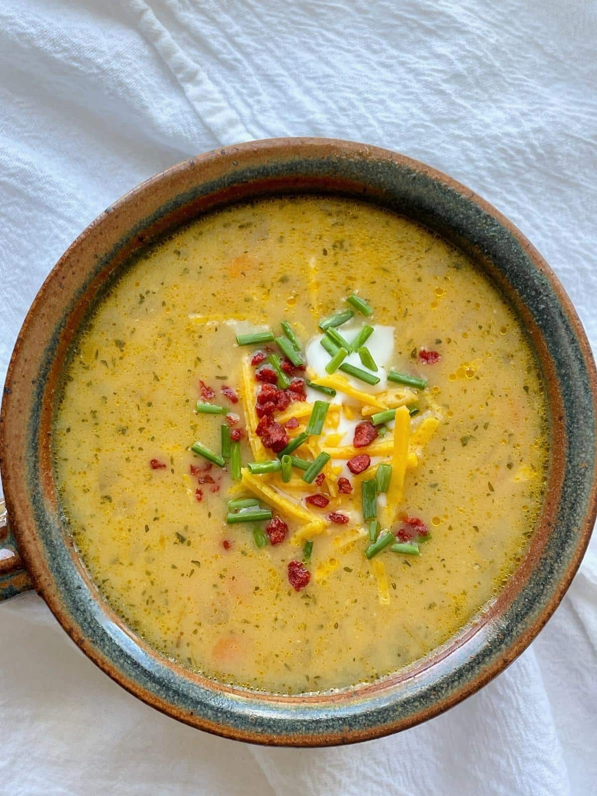 Vegan potato soup.