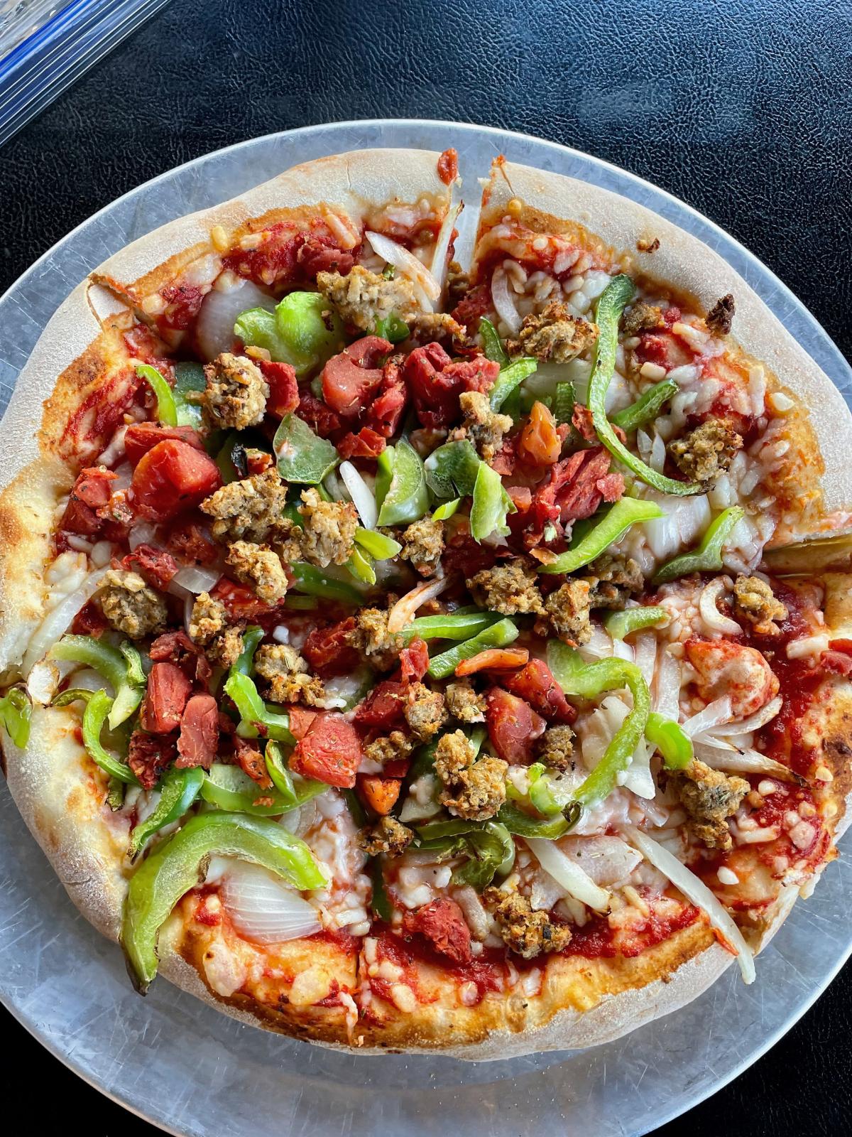 Pie pizzeria vegan pizza.