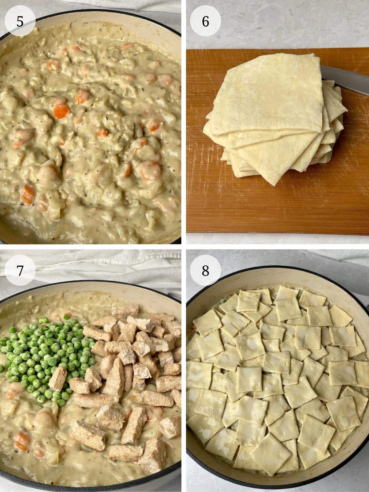How to make vegan pot pie.